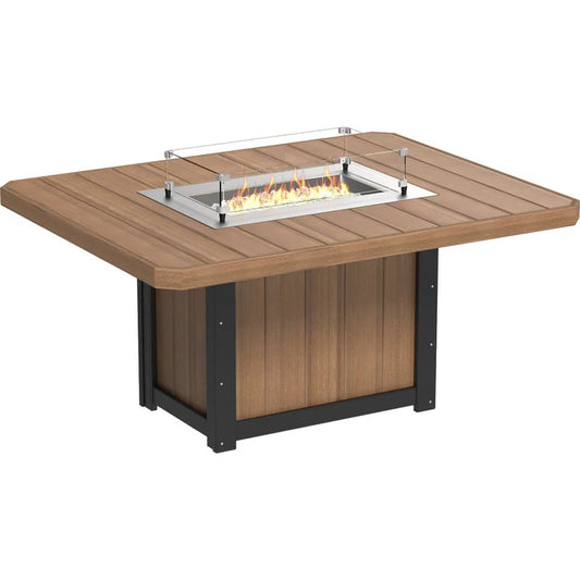 Lumin Poly 62 Rectangular Fire Table