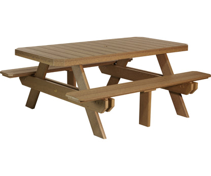 6' Rectangular Picnic Table