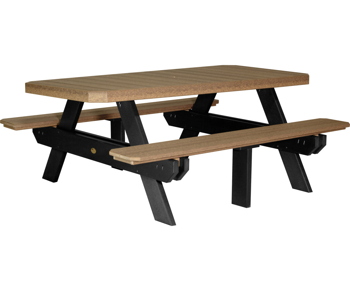 6' Rectangular Picnic Table