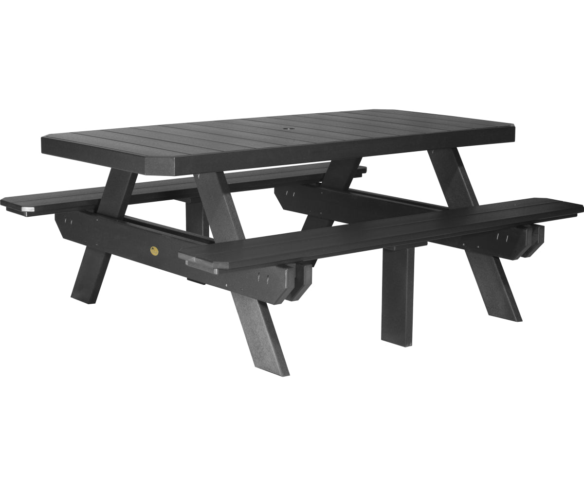 6' Rectangular Picnic Table