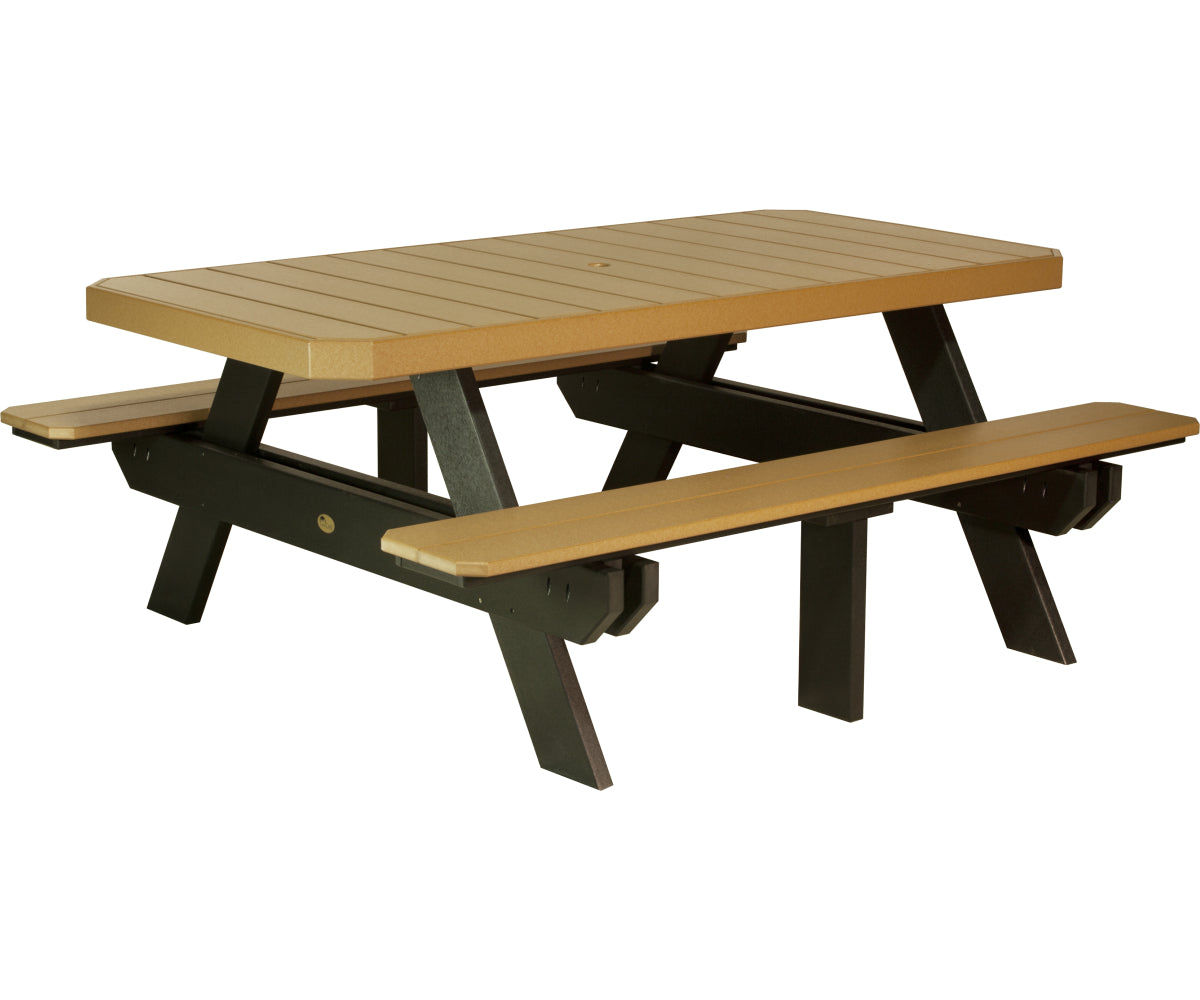 6' Rectangular Picnic Table