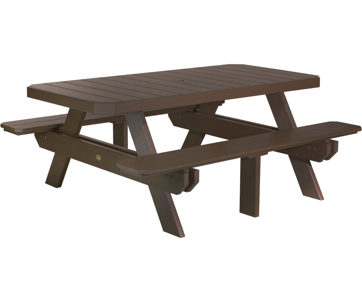 6' Rectangular Picnic Table