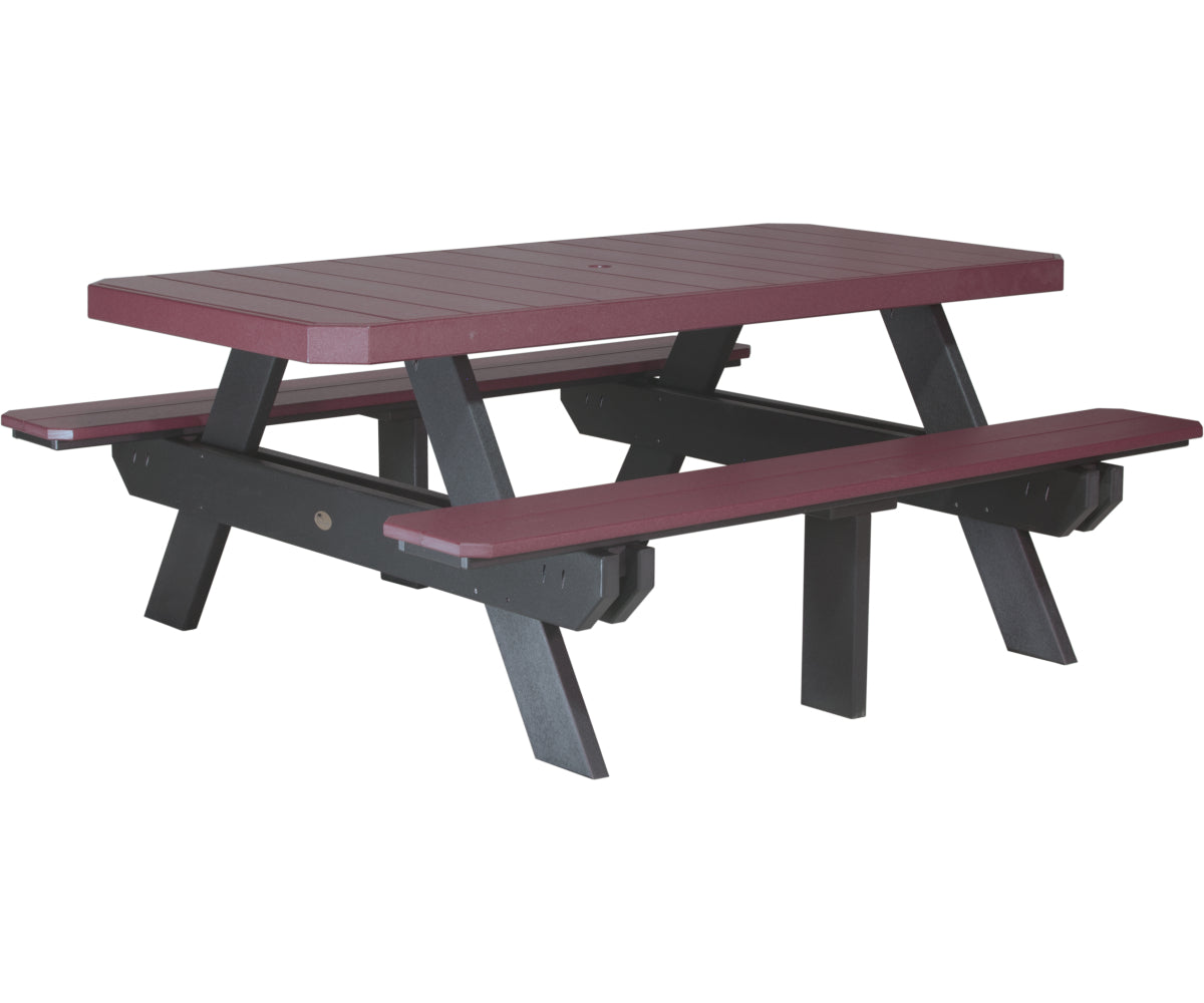 6' Rectangular Picnic Table