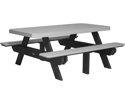 6' Rectangular Picnic Table