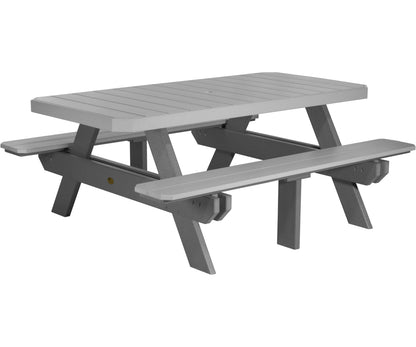 6' Rectangular Picnic Table