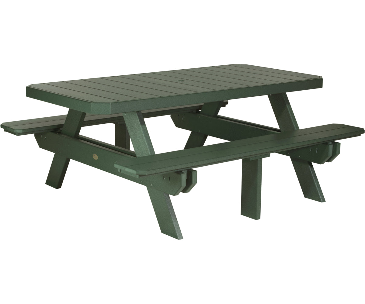 6' Rectangular Picnic Table