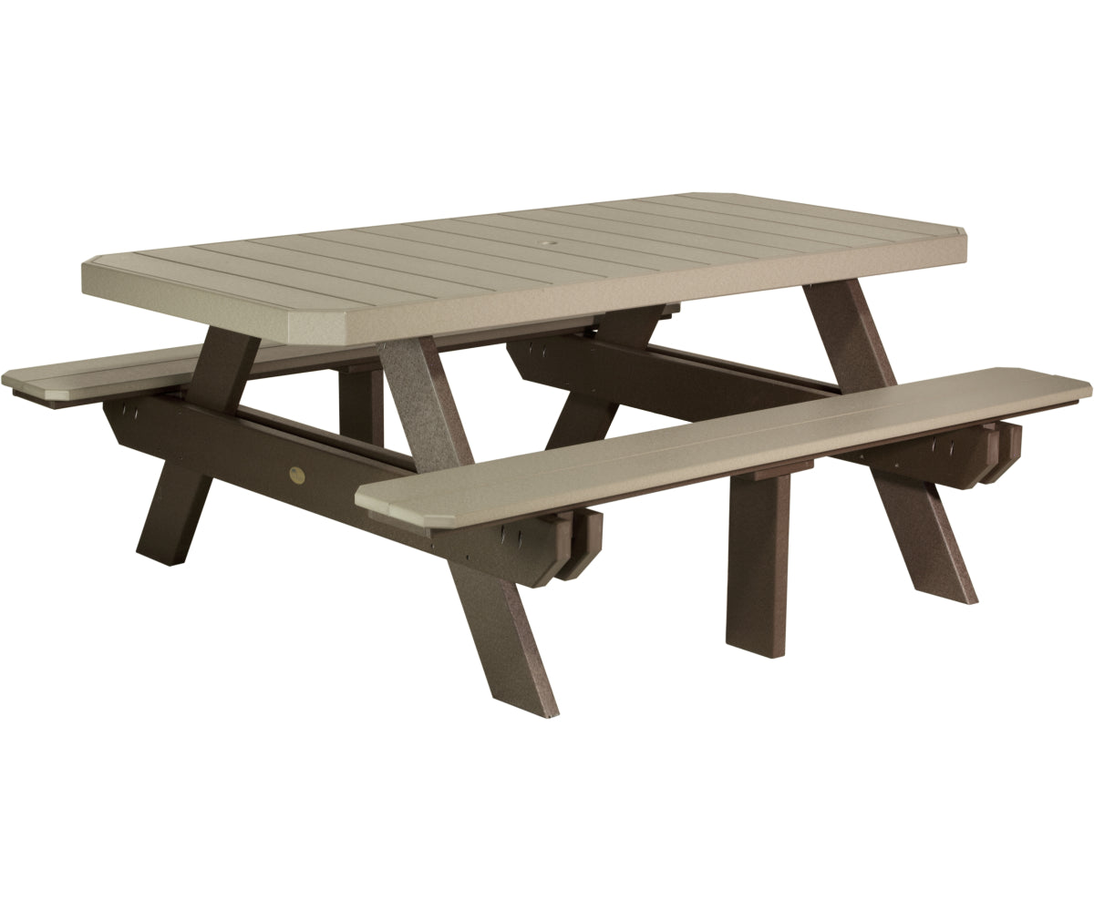 6' Rectangular Picnic Table